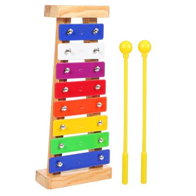 BESPORTBLE 1 Set Colorful Xylophone for Early Childhood Musical Instrument with Mallets Enhances Rhythm and Coordination Skills Safe Design for Montessori Learning Tool