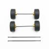 1/64 Wheels Modified Hollow Shaft & Mushroom Nails 20 Sets - Suitable for 1/64 Diecast Cars DIY Tires - Each Set Includes 2 Hollow Shafts & 4 Mushroom Nails (1.18in/30mm) view 3