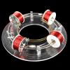 4 Coils Ring Electromagnetic Accelerator, Brushless Motor Cyclotron, Physics Aids Model, for Experimental Teaching, Scientific, DIY, Gifts, Experiment Equipment, Desk Toy view 3