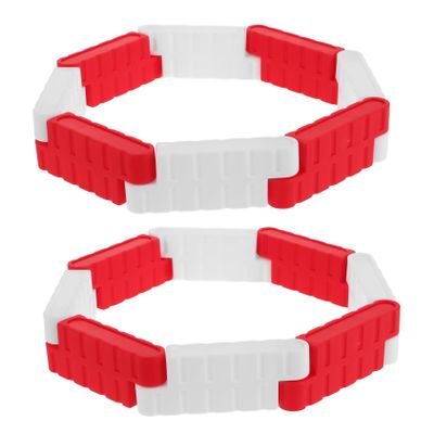 HOODANCOS 16pc Miniature Traffic Barrier for Drift Racing Roadblocks Track Accessories to Enhance Racing Experience and Create Unique Drift Tracks