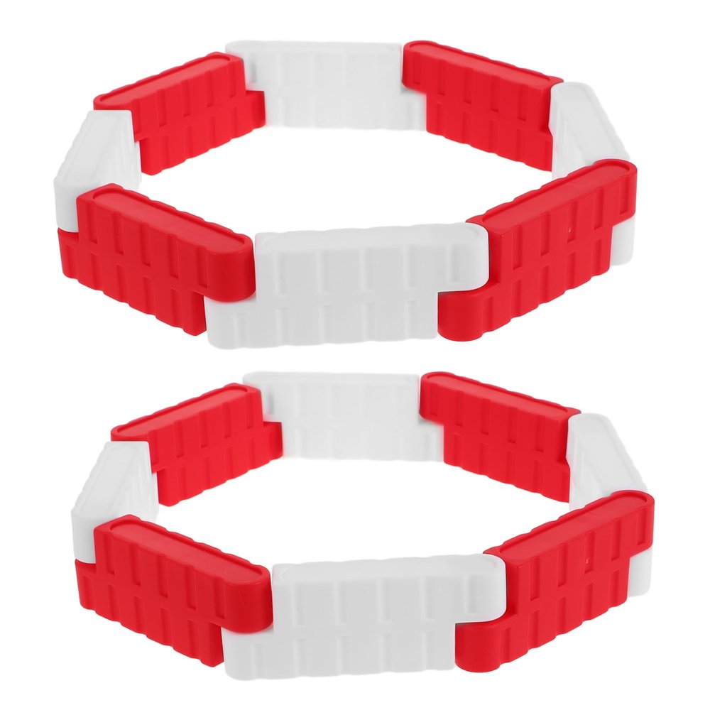 HOODANCOS 16pc Miniature Traffic Barrier for Drift Racing Roadblocks Track Accessories to Enhance Racing Experience and Create Unique Drift Tracks