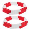 HOODANCOS 16pc Miniature Traffic Barrier for Drift Racing Roadblocks Track Accessories to Enhance Racing Experience and Create Unique Drift Tracks view 1