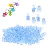 200Pcs Acrylic Pacifier, 20 x 10 x 10mm Cute Baby Shower Pacifiers Baby Nipples Mini Decoration Accessories for BabyShower Decoration (Blue) view 1