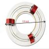 3 Coils Ring Electromagnetic Accelerator, Brushless Motor Cyclotron, Physics Aids Model, for Experimental Teaching, Scientific, DIY, Gifts, Experiment Equipment, Desk Toy view 3
