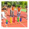 GMSDHCY Team Building Team Tower Game Adults Work Outdoor Activities Field Day Teamwork Block Stacking Game Kit for Office School Group(Yellow,8PCS) view 1