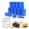 GMSDHCY Team Building Team Tower Game Adults Work Outdoor Activities Field Day Teamwork Block Stacking Game Kit for Office School Group(Blue,10PCS) view 2
