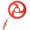 Abaodam 1PC Creative Rolling for Educational Iron Hoop Wind Fun Red Rolling Ring Enhances Hands Skills Exercise Birthday view 1