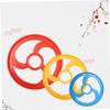 Abaodam 1PC Creative Rolling for Educational Iron Hoop Wind Fun Red Rolling Ring Enhances Hands Skills Exercise Birthday view 3