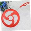 Abaodam 1PC Creative Rolling for Educational Iron Hoop Wind Fun Red Rolling Ring Enhances Hands Skills Exercise Birthday view 4