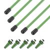 uxcell 160mm Plastic Protection Antenna Tube, RC Antenna Tube with Mount and Cap for RC Car Boat Drone Receiver(Green, 5 Pcs) view 1