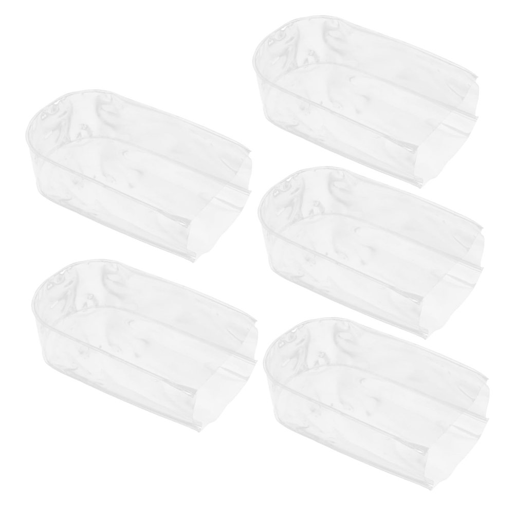 Angoily 5pcs Transparent Doll Rain Covers PVC Stuffed Animal Protection Sleeves Dustproof Miniature Rain Shields for Outdoor Travel and Activities
