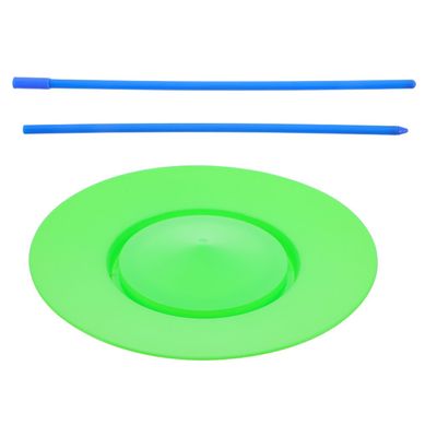 Abaodam Juggling Plates with Sticks for Boys and Girls Plastic Circus Spinning Disc Toy for Balance Skills Juggling Props for Performance and Skill Development