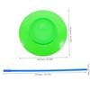 Abaodam Juggling Plates with Sticks for Boys and Girls Plastic Circus Spinning Disc Toy for Balance Skills Juggling Props for Performance and Skill Development view 2