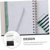 Angoily Set of Binding Ring Flash Cards 100 Blank Flash Cards Portable Memo Notepads for Students DIY Study Tools for Office and School Use view 3
