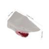 BESPORTBLE Plastic Shark Hand Puppet Toy Grey Hand Puppet for Boys and Girls Ocean Creatures for Storytelling Playtime Fun view 2
