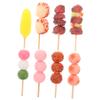 BESPORTBLE 8pcs Mini BBQ Skewer Toy: Kids Pretend Play Kitchen Fake Food - Realistic Models for Role Play - 2.7x0.7x0.5 Grill Toy for Family Gatherings view 1