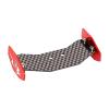 Menolana RC Rear Wing Spoiler Carbon Fiber Simple Assembly Aluminum Alloy Vehicle Repairing Lightweight RC DIY Replace Parts, Red view 2
