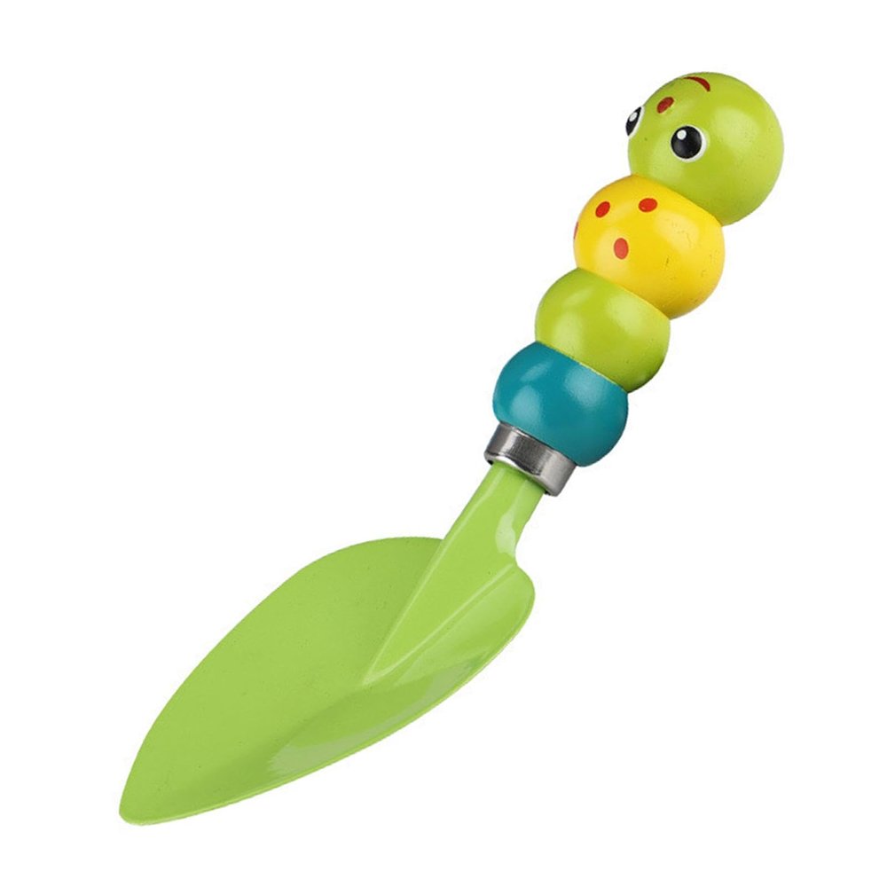 KiBcsLic Kids Outdoor Garden Spade Hand Tool Animal Shaped Handle Gardening Spade for Children for Planting Building Snowmen, Pointed