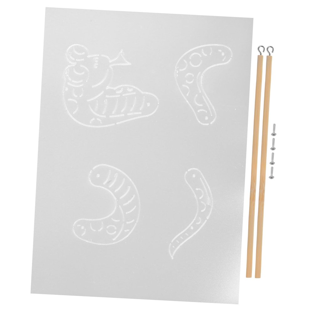 Abaodam 1 Set DIY Snake Shadow Puppet for Chinese Year Party Decoration Cultural Festive Decor Traditional Art Form Unique Puppet and Accessories