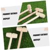 FOYTOKI 20Pcs Mini Wooden Hammers for Safe Smooth Surface Mallets for Creative Play for Finger Grasping Hand Eye Coordination for Boys view 3