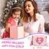 KKXIU Gifts For 3 4 5 6 7 8 Year Old Girls Dress Up Jewelry Kids Toys Toddler Purse Heart Little Girl Bag (Z, Pink) view 3
