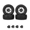 1:10 RC Car Rubber Tire Off-Road Vehicle Pull Car Flat Running Wheel Tire Compatible Wheel Road Car 4PCS Set view 1