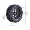 1:10 RC Car Rubber Tire Off-Road Vehicle Pull Car Flat Running Wheel Tire Compatible Wheel Road Car 4PCS Set view 3