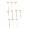 HOOTNEE 20Pcs Mini Wooden Mallets Safe and Wooden Hammers for Cracking Montessori Play Fun for Boys and Craftsmanship view 1