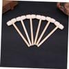 HOOTNEE 20Pcs Mini Wooden Mallets Safe and Wooden Hammers for Cracking Montessori Play Fun for Boys and Craftsmanship view 3