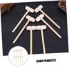 HOOTNEE 20Pcs Mini Wooden Mallets Safe and Wooden Hammers for Cracking Montessori Play Fun for Boys and Craftsmanship view 4