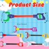 Feradny 6 Pcs Interactive Grabber Toy Flexible Robot Hand and Robotic Claw Hand Claws for Kids Early Grasping Learning and Garbage Picker Toys view 2