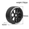4pcs 100x42mm 42/100 Tire Tyre 17mm Wheel Hex Compatible with 1/7 Limitless FSR FS RC Vehicle Upgrade Parts view 2