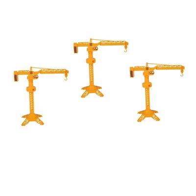 PRETYZOOM 3pcs Slewing Crane Rotatable Plastic Construction Models for Engaging Parent Activity for Birthday and Educational Play