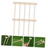 CORHAD 20Pcs Mini Wooden Hammers for Plaything Cake Cracking Tool Supplies for Boys Fun Practical Hammers for Creative Play view 2