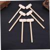 CORHAD 20Pcs Mini Wooden Hammers for Plaything Cake Cracking Tool Supplies for Boys Fun Practical Hammers for Creative Play view 3