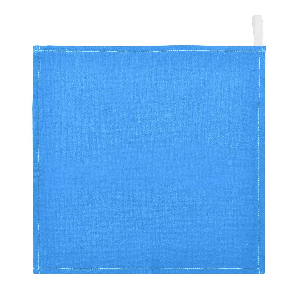 ZRWLUCKY Blue 11.8" x 11.8" Highly Absorbent and Soft Face Towels Wash Cloths for Kids Girls and Boys