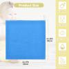 ZRWLUCKY Blue 11.8" x 11.8" Highly Absorbent and Soft Face Towels Wash Cloths for Kids Girls and Boys view 4