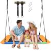 60 Inch Kids Platform Swing for Kids and Adults,800lb Large Outdoor Tree Swing with 2pcs Tree Hanging Straps view 1
