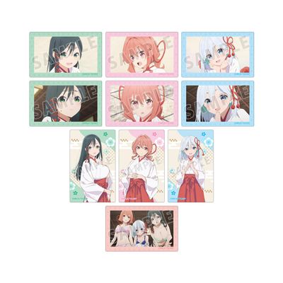 TV Anime Amagin Sanchi Trading Card Sticker Box of 10
