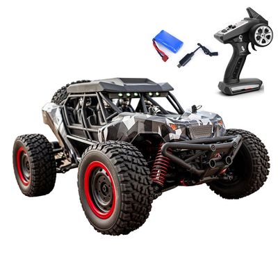 wheelfun Scy 16106 1/16 Remote Control Off-Road Car AWD Rc Electric Desert Truck Light System Charging Protection Rc390 Motor 30A Esc Hobby Grade Model for Adult Hobby(Dark Gray)