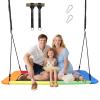 60 Inch Tree Swing for Kids,Heavy Duty Platform Swing with 800lb Weight Capacity for Adults and Children Outdoor view 1