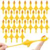 30Pack Finger Slingshot Chicken Rubber,Flick Stretchable Flying Sling Shot Chick Fingers for School Reward Easter Birthday Party Favors White Elephant Gift Exchange view 1