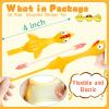 30Pack Finger Slingshot Chicken Rubber,Flick Stretchable Flying Sling Shot Chick Fingers for School Reward Easter Birthday Party Favors White Elephant Gift Exchange view 2