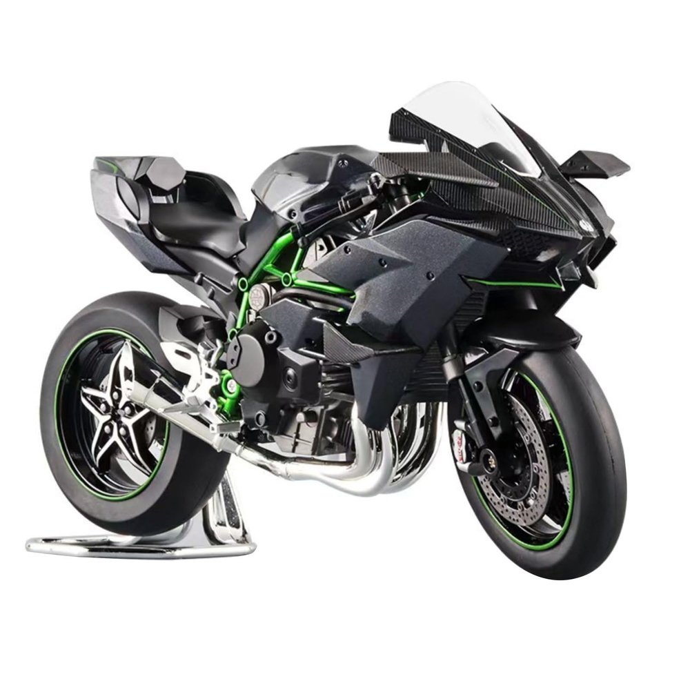DAGIJIRD Simulation Alloy Motorcycle Model 1:9 H2R Motorcycle Model