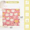 GuoChe Cat Faces Towels for Absorbent Face & Body Wash Cloth for Kids, 11.8 x 11.8 inches view 4