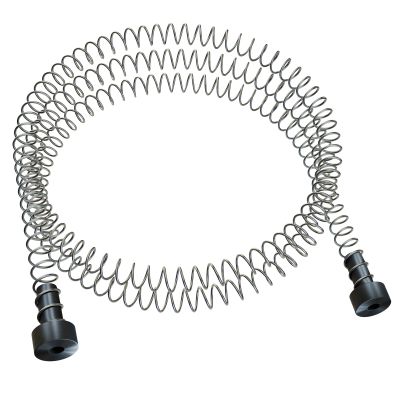 9.8 Feet Heavy Duty Stainless Steel Zipline Spring with Brake, Zipline Spring with High Tensile Strength, Backyard Industrial Braking System/Stop/Stopper for 3/16 1/4 5/16 3/8 inch Wire