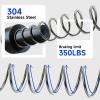 13 Feet Heavy Duty Stainless Steel Zipline Spring with Brake, High Tensile Strength, Backyard Industrial Spring Braking System/Stop/Stopper for 3/16 1/4 5/16 3/8 inch Wire view 3