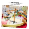 DOITOOL Slewing Crane Realistic Diecast Tower Crane Model for Boys Manual Operation for Fine Motor Skills Development for Construction Play Learning Activities view 3