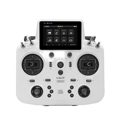 FrSky Tandem X18R Radio Controller, 24 Channels, 800x480 Touchscreen, Dual-Band RF Module (Porcelain White)