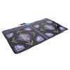 Keenso Dance Mat Adult Children's Double Dancing Pad Handle Support Memory Card, Learn Yoga TV, Ideal for Home Use, Parent Child Interaction, PVC Black Purple 1 Piece (US Plug) view 1